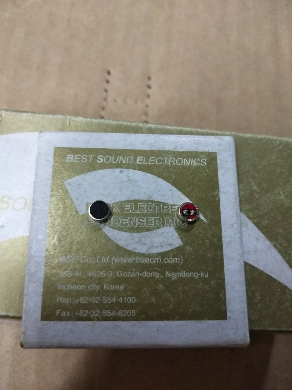 OBE-415L 44DB 韩国宝星BSE 咪头 4015 全指向驻极体电容式传声器