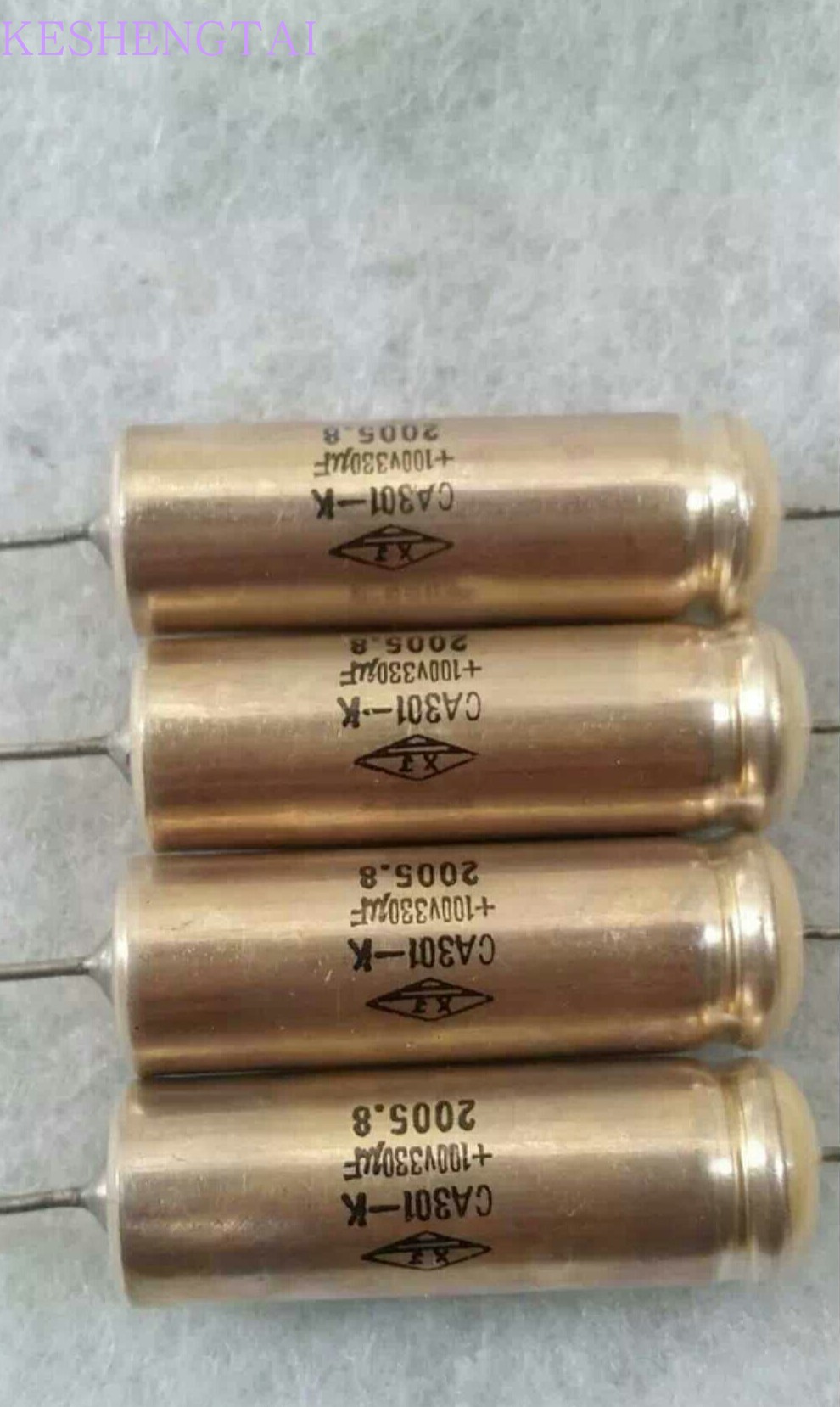 CA301 100V330UF  液态纯银壳钽电解电容 适合用于胆机阴极