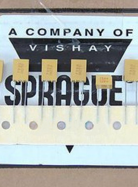 美国产VISHAY SPRAGUE 16V15uf 直插钽电容 原装现货
