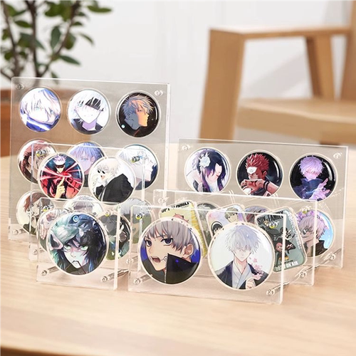 亚克力卡砖收纳盒谷美展示徽章框