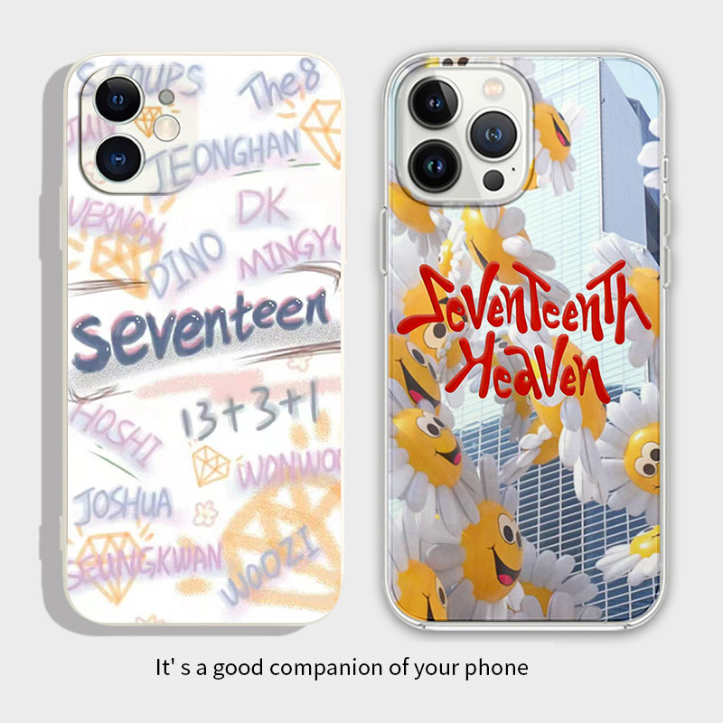 seventeen手机壳苹果14华为mate40同款iPhone13Promax崔胜澈OPPO小米11周边vivo全圆佑12明星P40韩国xr适用