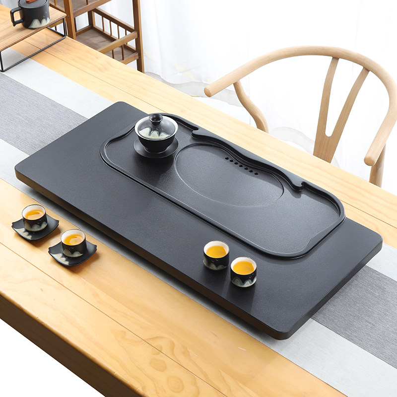 天然乌金石茶盘单盘家用简约现代客厅整块高档石盘石头茶海茶台盘,餐饮具,茶盘,淘宝优惠券,粉丝福利购,淘宝优惠卷