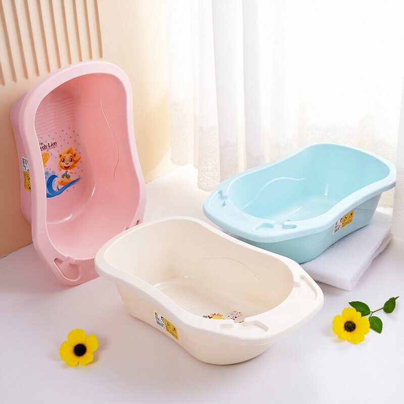 婴儿可坐躺洗澡盆 广东制造通用型沐浴桶 小号宝宝洗澡用品