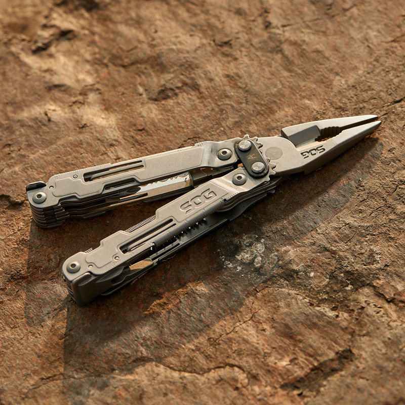 SOG索格多功能钳子户外随身工具钳野外生存装备便携求生折叠刀钳