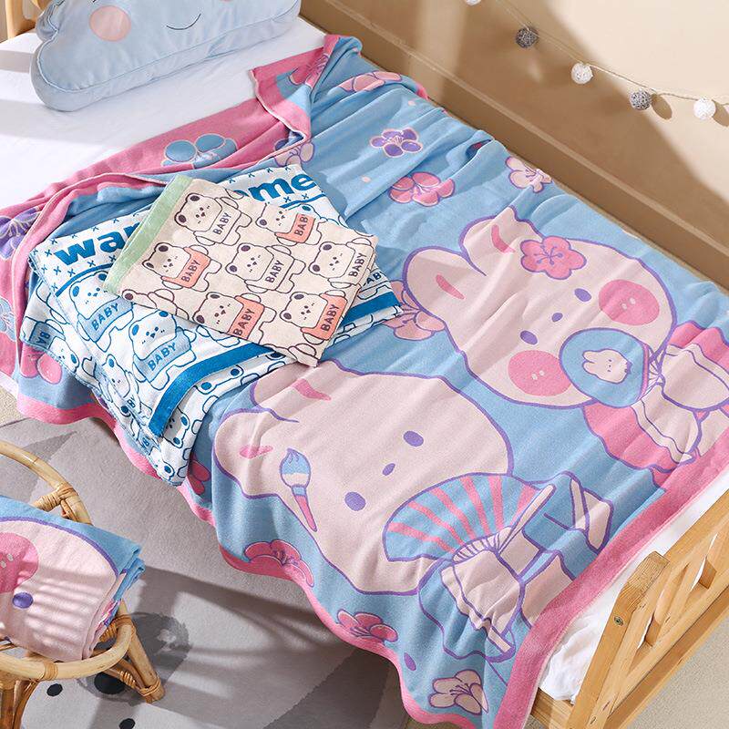 竹纤维冷感毯夏季爆款毛巾被儿童成人空调被网红带货夏凉被毯子