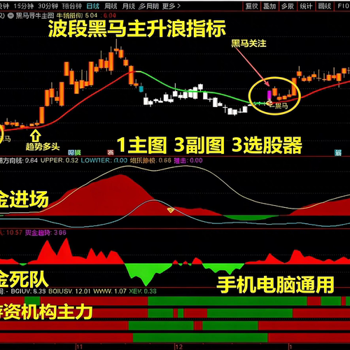 强势股波段 黑马涨停主升浪 主力资金炒股软件指标通达信选股公式