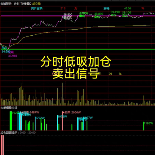 高抛低吸分时做T通达信顶底指标公式日内波段看盘炒股票交易神器