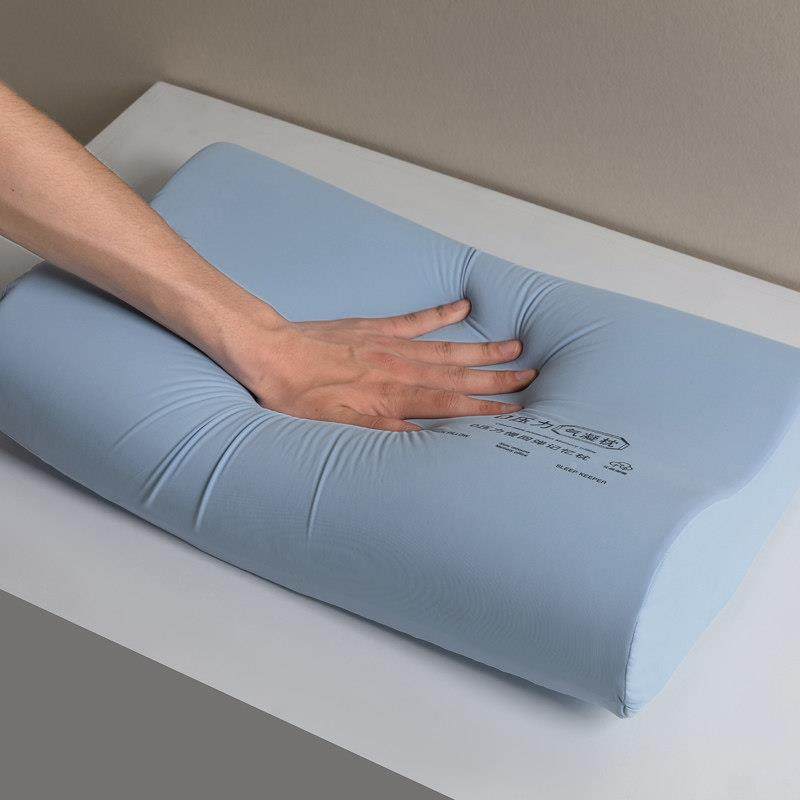 夏头凉感记忆棉枕慢回弹护颈助睡眠反牵引零压感单人枕芯季202505,床上用品,记忆棉枕,淘宝优惠券,粉丝福利购,淘宝优惠卷