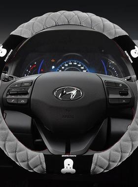 代菲斯塔索纳悦动26442朗动瑞纳ix35名图动现ix塔25方向盘套领冬