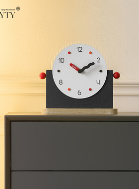 简约座钟家用摆件饰品