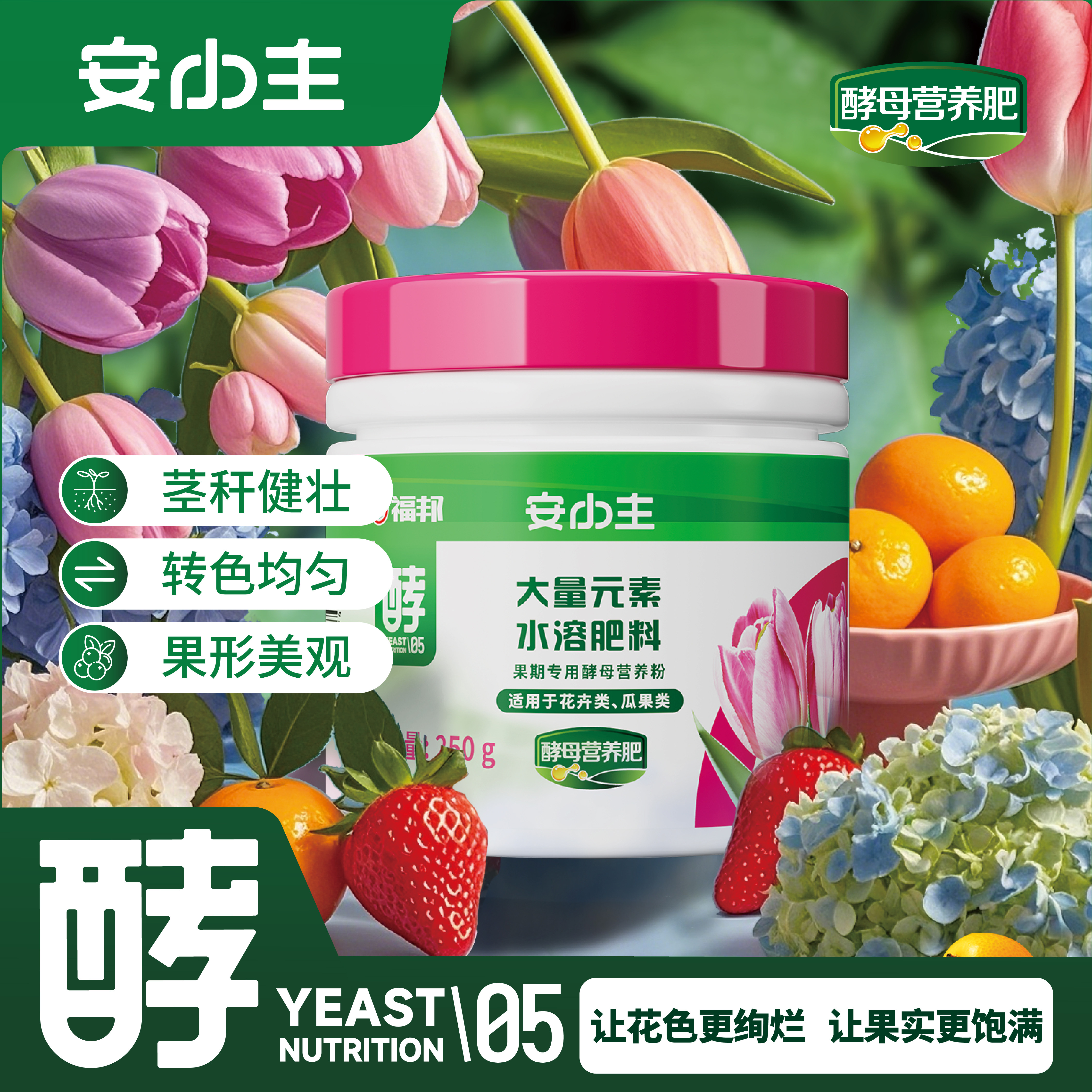 安琪安小主果期专用酵母营养肥