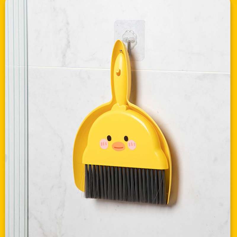 小黄鸭迷你扫把簸箕套装学生桌面清洁刷小扫帚垃圾铲,家庭/个人清洁工具,扫把,淘宝优惠券,粉丝福利购,淘宝优惠卷