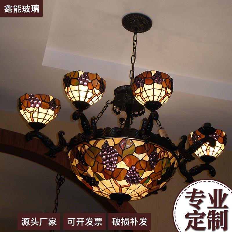 帝凡尼欧式大吊灯 帝凡尼别墅会所酒店大堂大型吊灯工程玻璃台灯