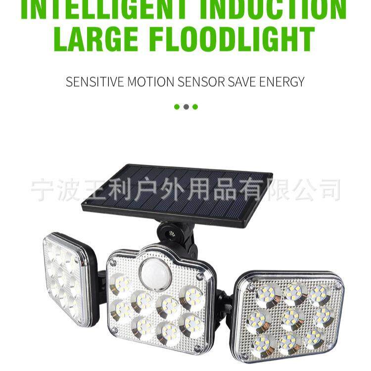 2020年新款LED太阳能壁灯分体太阳能庭院灯户外灯人体感应灯家用