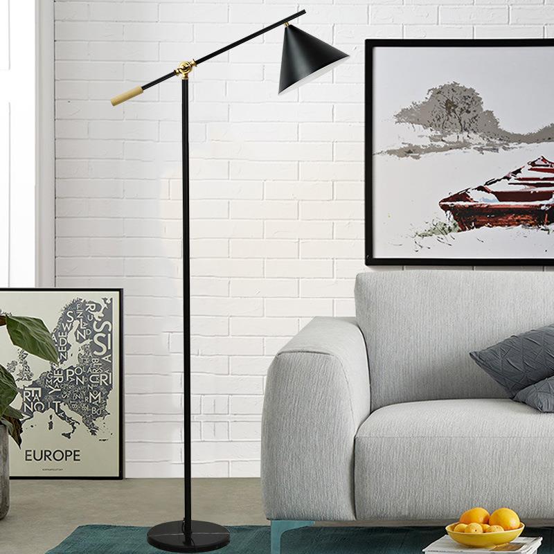 钓鱼灯落地灯客厅沙发卧室床头北欧简约现代创意装饰工作立式台灯