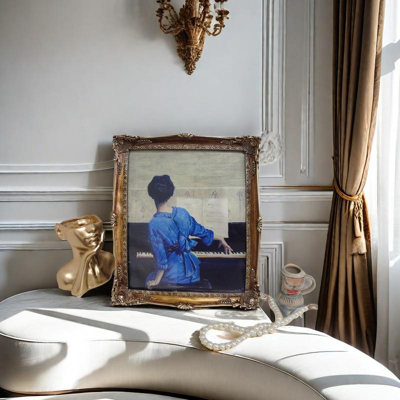 树脂方形画框欧式框组合复古客厅墙面装饰餐厅卧室挂画名宿屋礼品图片