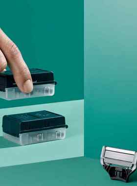 HARRYS美国原装专用手动剃须刀片刮胡刀5层刀头替换装