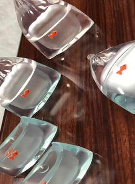 趣味白色透明垃圾袋金鱼适用AirPods4代苹果无线蓝牙耳机套AirPods3代个性高级感AirPods1/2清透硅胶防摔软壳
