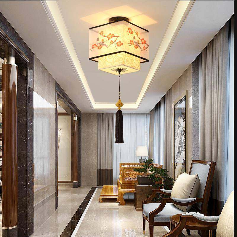 新中式台灯红色阳灯笼走灯走道灯入户门口LBL灯廊结玄婚喜庆关灯,家装灯饰光源,厨卫/阳台/玄关/过道吸顶灯,淘宝优惠券,粉丝福利购,淘宝优惠卷