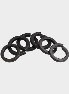 8.8级黑色弹垫弹簧垫片开口垫片垫圈M2M2.5M3M4M5M6M8M10M12-M80