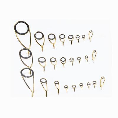 金色直柄导环套装KL支架KT支架防缠绕支架导眼导环过线环套装