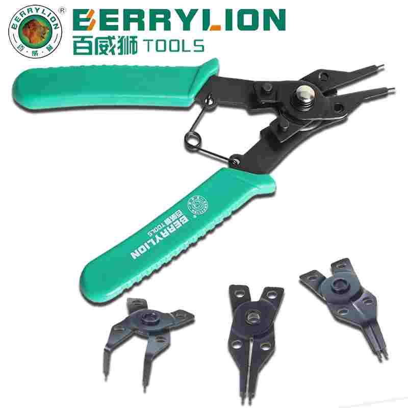百威狮四合一 卡簧钳 内卡 外卡 套装 卡环钳4四件套挡圈钳4件套