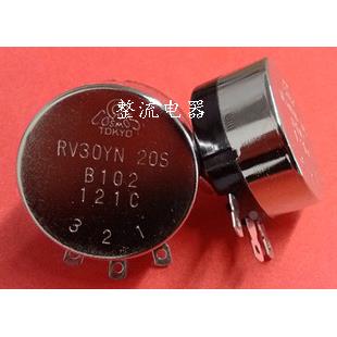 RV30YN高精度合成碳膜电位器20S-B103,B502,203,102等单圈电位器