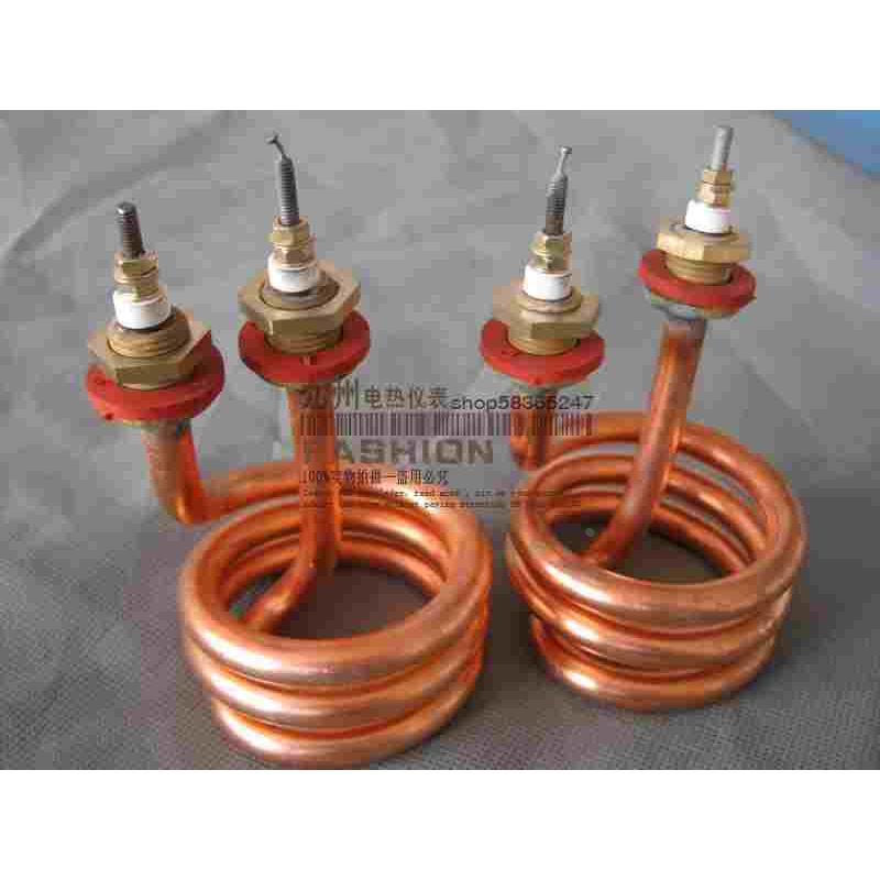 紫铜螺旋电热管 烧水用加热管 水桶发热管 加热棒220V/2500W