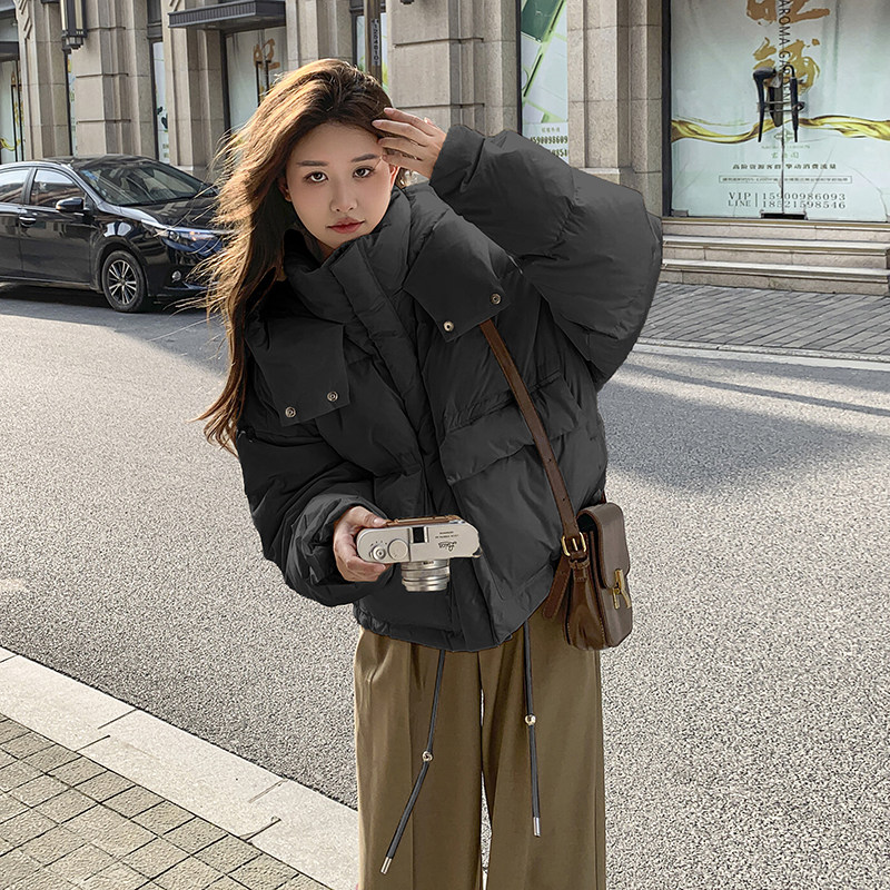 【现货】2023冬季新款短款加厚白鸭绒羽绒服095-966-P235K358,女装羽绒服,浙宝095(原288A)
