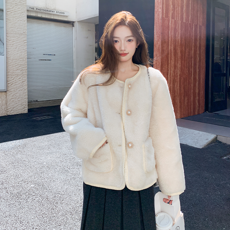 【现货】2025冬装新款皮毛一体毛绒外套095-8323-P185-K278，女装皮草，浙宝095(原288A)