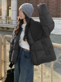 【主推现货】2023新款太空棉花边领90绒羽绒服095-907P270K398，女装羽绒服，浙宝095(原288A)
