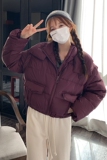 【档口现货】2023新款短款白鸭绒羽绒服面包服095-971-P215-K318，女装羽绒服，浙宝095(原288A)