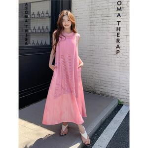现货 2025夏装新款镂空罩衫吊带裙套装两件套095-8179-P145-K218图片