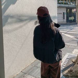 黑色百搭白鸭绒羽绒服外套女小个子冬季新款保暖减龄学院风面包服图片