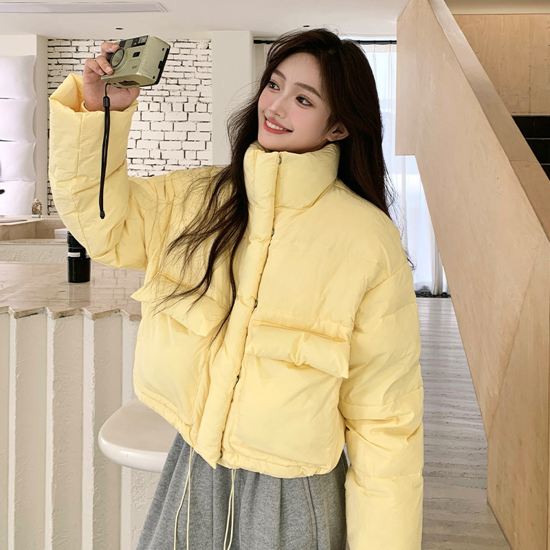 【超厚实 现货】2024冬季短款白鸭绒羽绒服095-9163-P195-K298图片