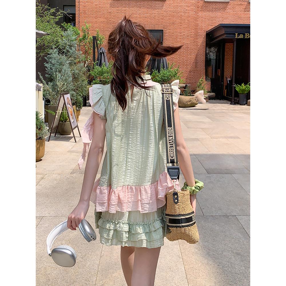 【已出货】2025夏装撞色上衣半身裙套装两件套095-8187-P155-K218,女装套装/套裙,浙宝095(原288A)
