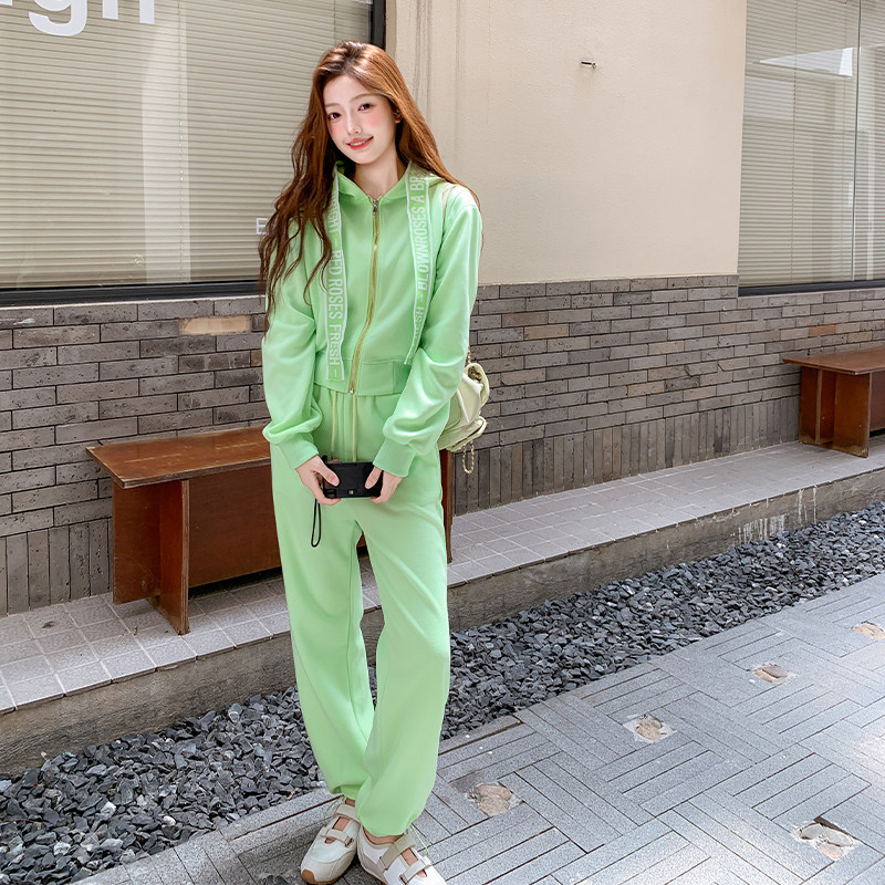 【现货】2025秋装卫衣休闲套装两件套095-8281-P175-K258,女装运动套装,浙宝095(原288A)
