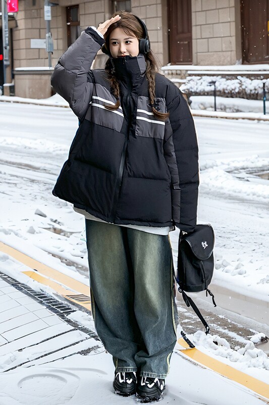 【现货】2023冬季绣花宽松加厚90白鸭绒羽绒服095-903-P275-K398,女装羽绒服,浙宝095(原288A)