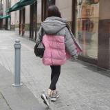 【现货】2024冬季新款撞色拼接白鸭绒羽绒服095-976-P245-K358，女装羽绒服，浙宝095(原288A)