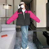 【现货买家秀】2024新款撞色拼接羽绒服面包服095-939-P225-K338，女装羽绒服，浙宝095(原288A)