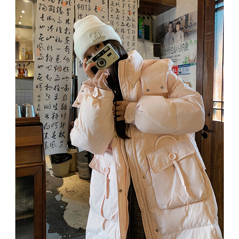 【现货】2024冬季中长款设计感白鸭绒羽绒服095-9167-K245-K368图片
