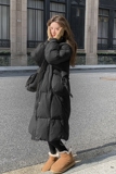 现货2023新款冬季中长款撞色连帽白鸭绒羽绒服095-952-P265K398，女装羽绒服，浙宝095(原288A)