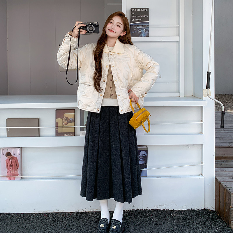【现货】90绒2025冬装新款短款羽绒服095-8362-P245-K368,女装羽绒服,浙宝095(原288A)