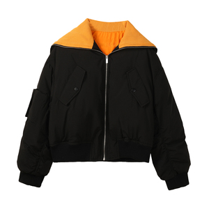 【主推 现货】90白鸭绒撞色大翻领棒球羽绒服095-906-P285-K418图片