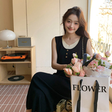 现货2025夏季新款撞色拼接假两件连衣裙095-8186-P125-K188，女装连衣裙，浙宝095(原288A)