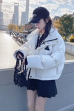 【有买家秀档口现货】90白鸭绒短款加厚羽绒服095-926-P275-K398，女装羽绒服，浙宝095(原288A)