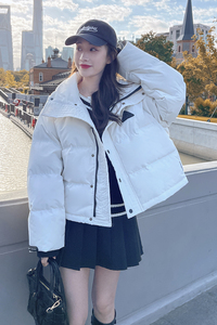 【有买家秀现货】2024 90白鸭绒短款加厚羽绒服095-926-P275-K398图片