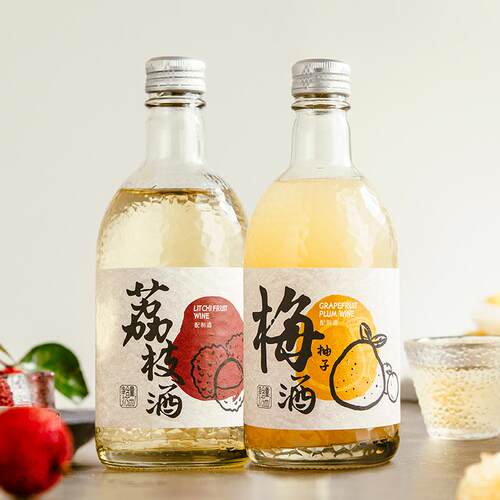 苏州桥柚子梅酒荔枝酒6度