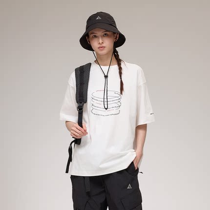 又见高山MetaMount CITY 「第一性原理」印花凉感速干t恤夏季新品