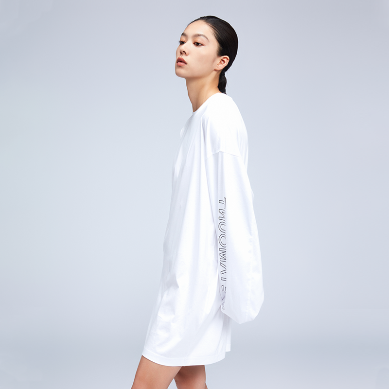 长袖T恤又见高山春秋新品印花